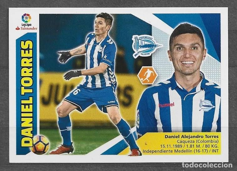 Cromos de F&uacute;tbol: Liga Este 2017/18 - Daniel Torres - N&ordm; 9 - D. Alav&eacute;s