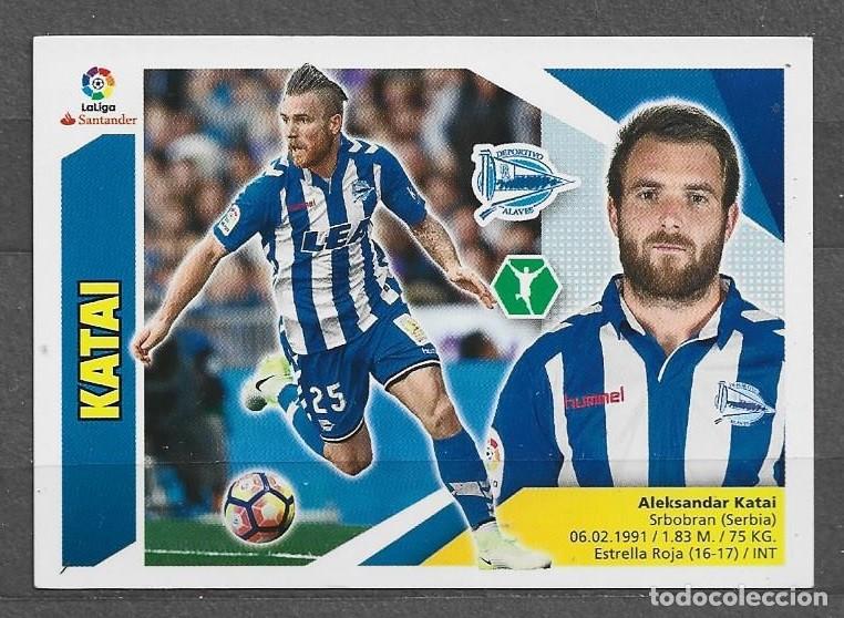 Cromos de F&uacute;tbol: Liga Este 2017/18 - Katai - N&ordm; 14a - D. Alav&eacute;s