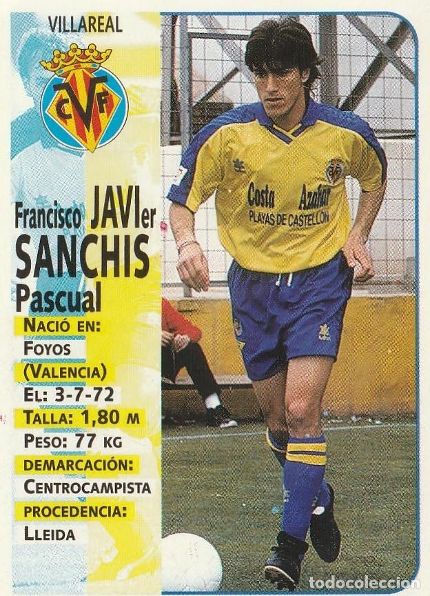 Cromos de F&uacute;tbol: PANINI 98-99 JAVI SANCH&Iacute;S. NUNCA PEGADO.