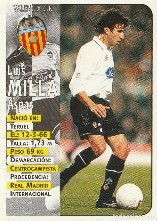 Cromos de F&uacute;tbol: PANINI 98-99. LUIS MILLA. NUNCA PEGADO.