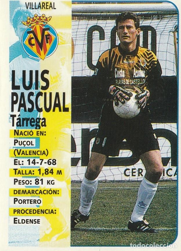 Cromos de F&uacute;tbol: PANINI 98-99 LUIS PASCUAL. NUNCA PEGADO.