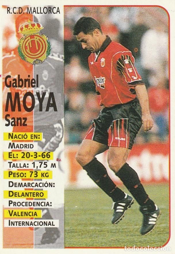 Cromos de F&uacute;tbol: PANINI 98-99 MOYA. NUNCA PEGADO.