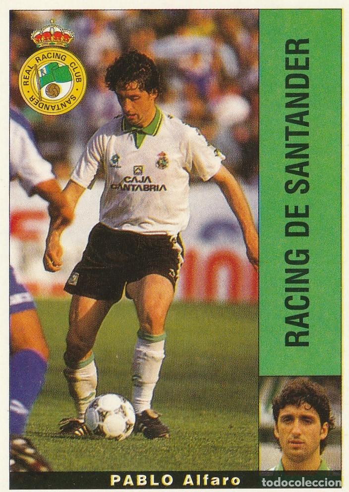 Cromos de F&uacute;tbol: PANINI 95-96. PABLO ALFARO. NUNCA PEGADO.
