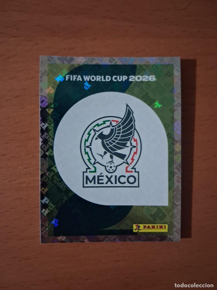 Fu&szlig;ball-Sticker: Fifa World Cup 26 Mundial 2026 MEX 1 Mexico Escudo Logo