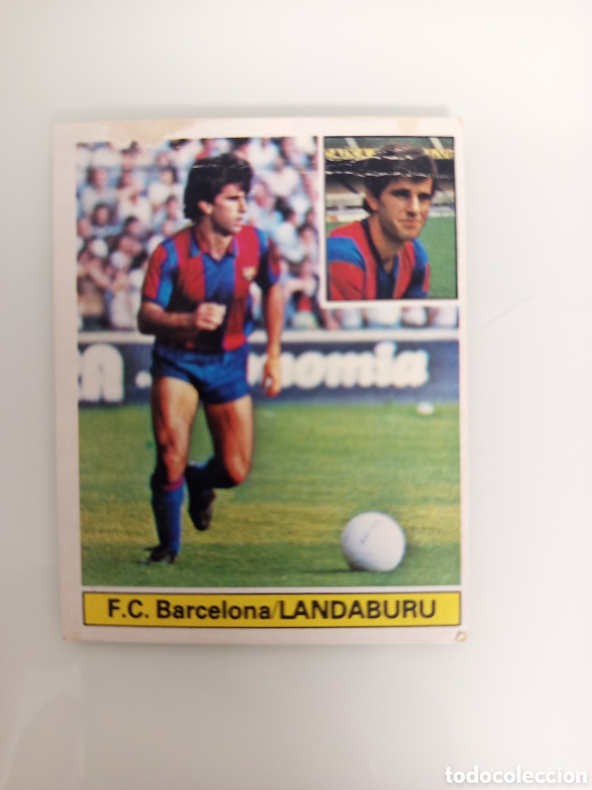 Fu&szlig;ball-Sticker: ❇️ CROMO ⚽ LANDABURU BARCELONA 81 82 1981 1982 EDICIONES ESTE DESPEGADO DE &Aacute;LBUM ❇️