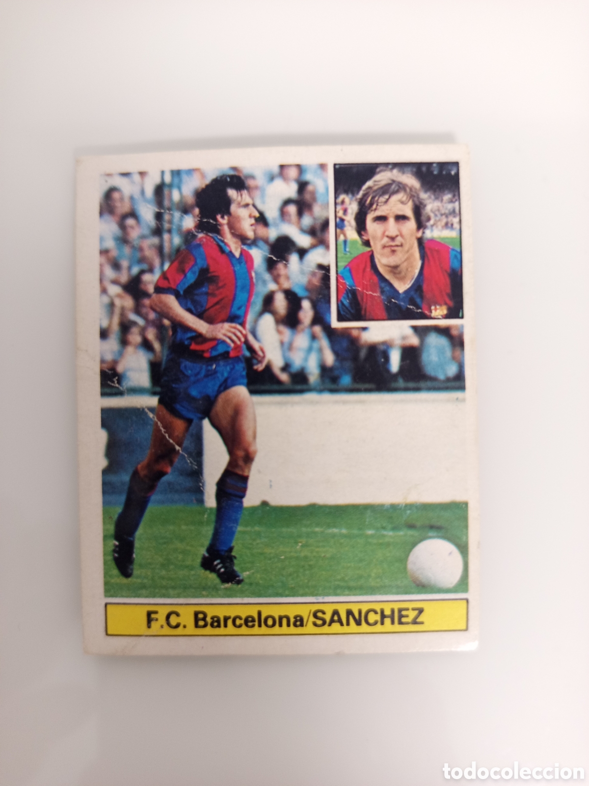 Fu&szlig;ball-Sticker: ❇️ CROMO ⚽ S&Aacute;NCHEZ BARCELONA 81 82 1981 1982 EDICIONES ESTE DESPEGADO DE &Aacute;LBUM ❇️