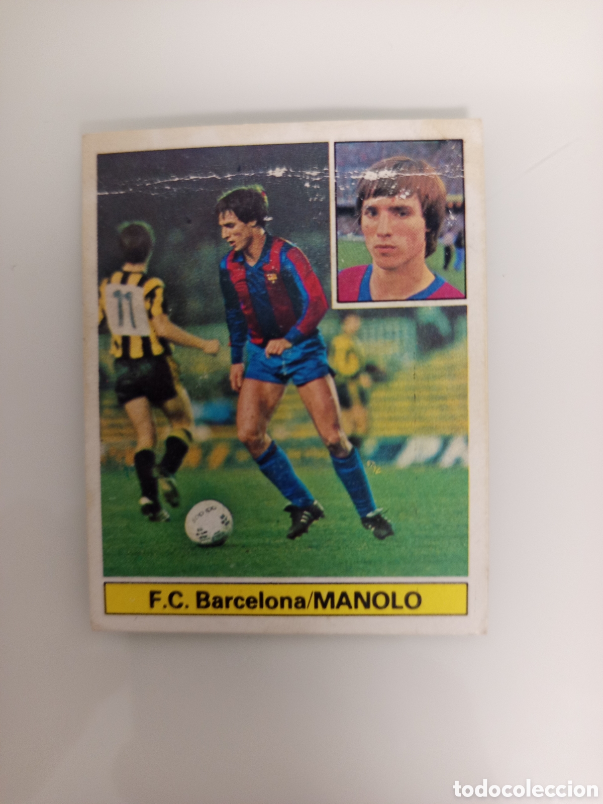 Fu&szlig;ball-Sticker: ❇️ CROMO ⚽ MANOLO BARCELONA 81 82 1981 1982 EDICIONES ESTE DESPEGADO DE &Aacute;LBUM ❇️