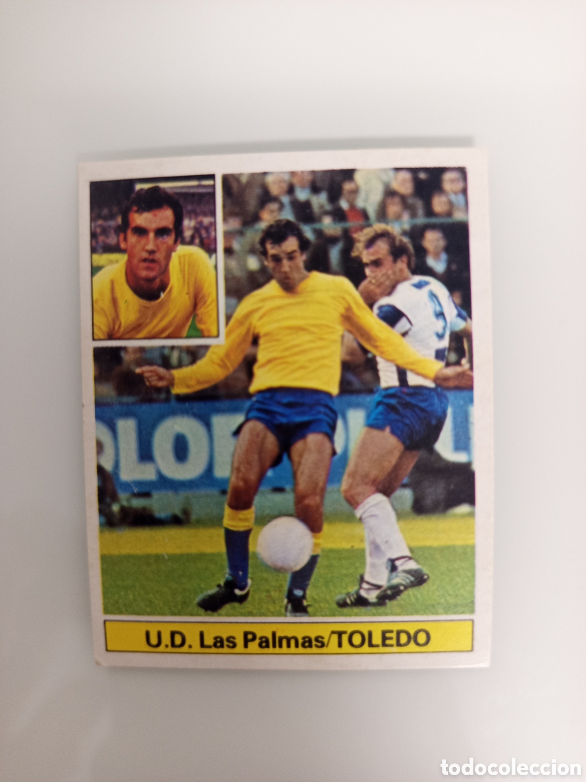 Cromos de F&uacute;tbol: ❇️ CROMO CARD TOLEDO LAS PALMAS 81 82 1981 1982 EDICIONES ESTE DESPEGADO DE &Aacute;LBUM ❇️