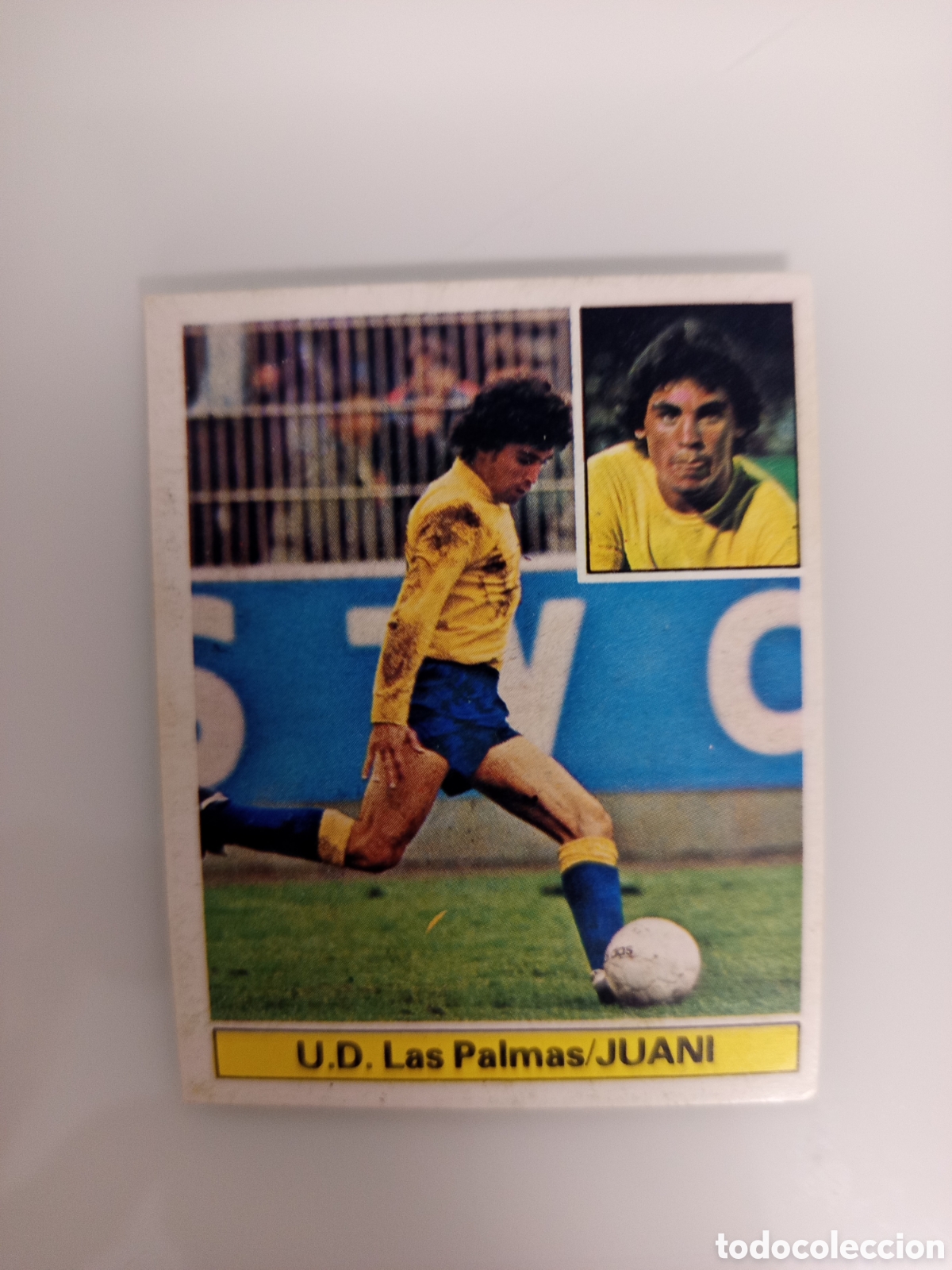 Cromos de F&uacute;tbol: ❇️ CROMO CARD JUANI LAS PALMAS 81 82 1981 1982 EDICIONES ESTE DESPEGADO DE &Aacute;LBUM ❇️