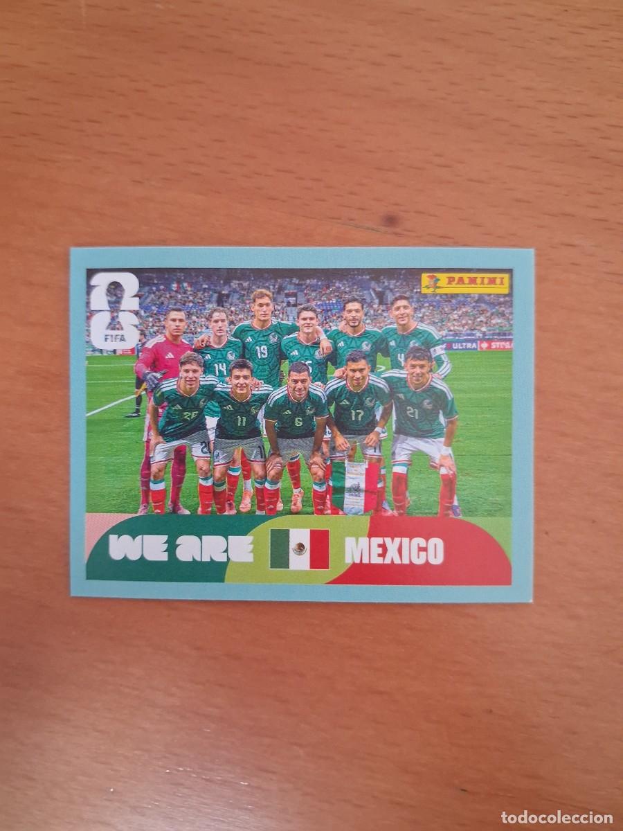 Cromos de F&uacute;tbol: Fifa World Cup 26 Mundial 2026 MEX 13 Mexico Foto de Equipo Plantilla Alineaci&oacute;n