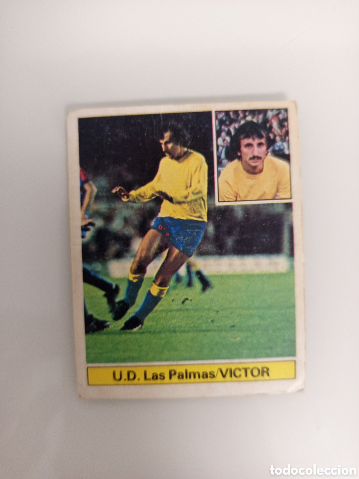 Cromos de F&uacute;tbol: ❇️ CROMO CARD V&Iacute;CTOR LAS PALMAS 81 82 1981 1982 EDICIONES ESTE DESPEGADO DE &Aacute;LBUM ❇️
