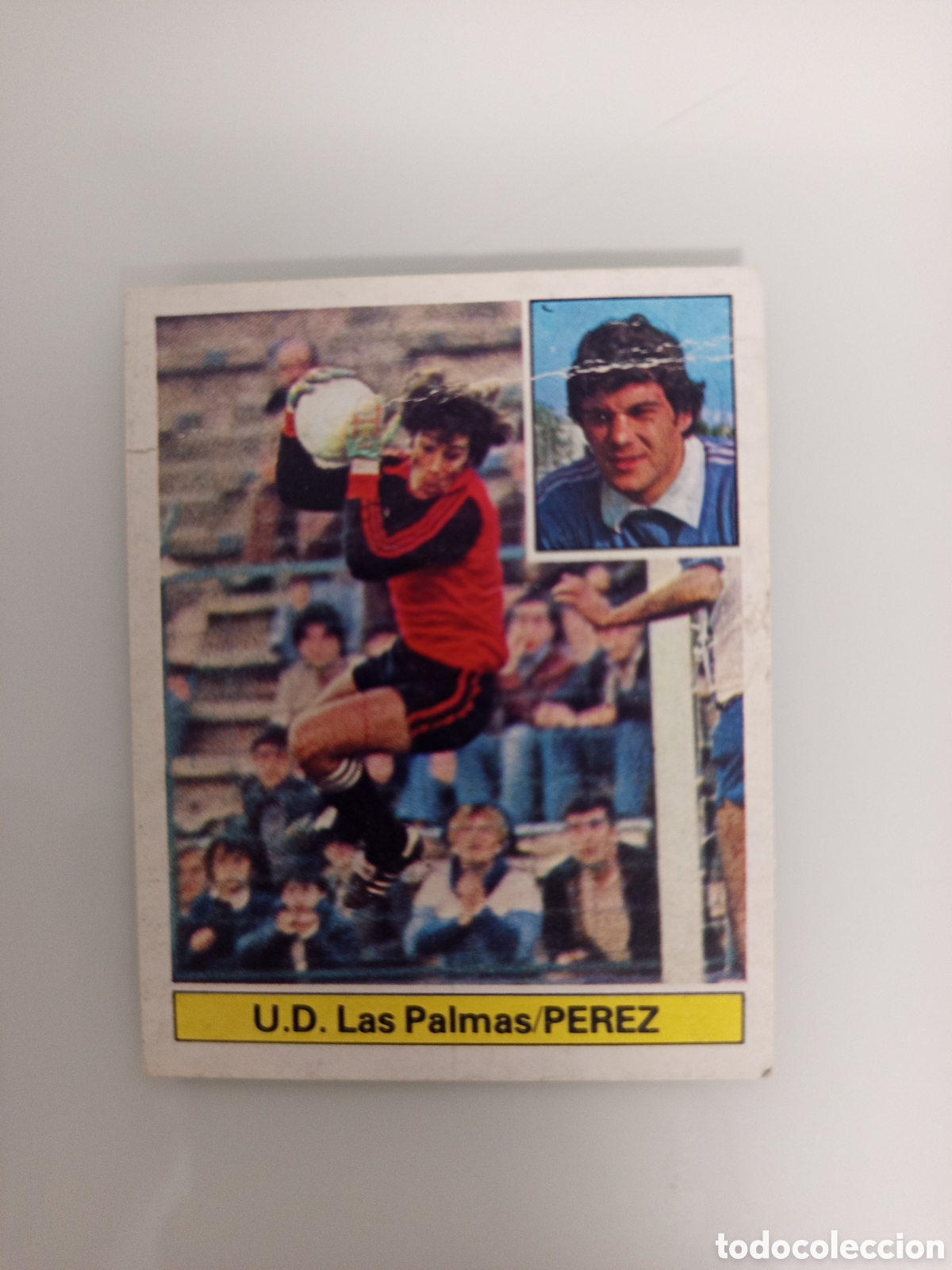 Cromos de F&uacute;tbol: ❇️ CROMO CARD P&Eacute;REZ LAS PALMAS 81 82 1981 1982 EDICIONES ESTE DESPEGADO DE &Aacute;LBUM ❇️