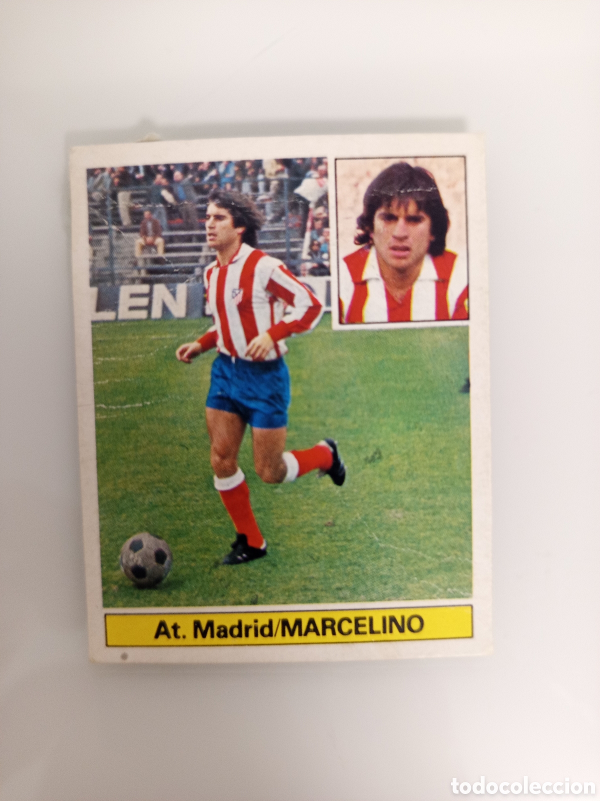 Cromos de F&uacute;tbol: ❇️ CROMO CARD MARCELINO ATL&Eacute;TICO DE MADRID 81 82 1981 1982 EDICIONES ESTE DESPEGADO DE &Aacute;LBUM ❇️