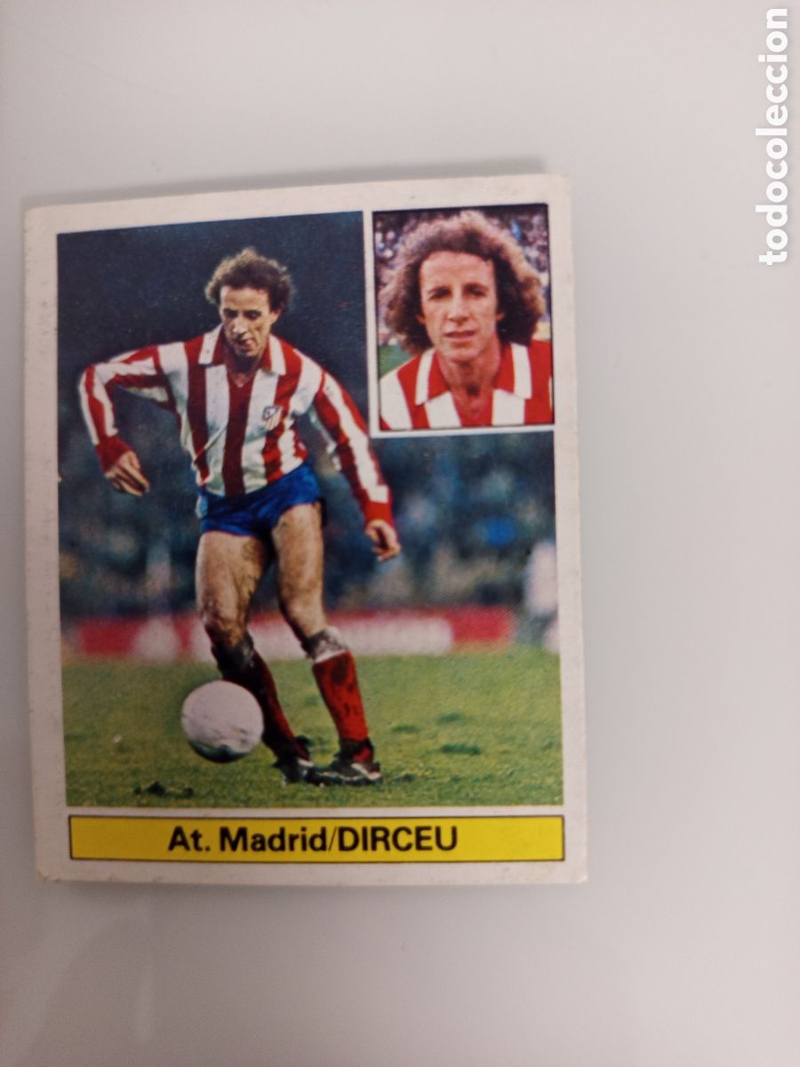 Cromos de F&uacute;tbol: ❇️ CROMO CARD DIRCEU ATL&Eacute;TICO DE MADRID 81 82 1981 1982 EDICIONES ESTE DESPEGADO DE &Aacute;LBUM ❇️