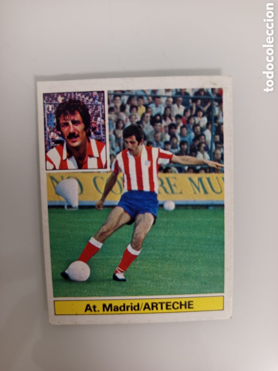 Cromos de F&uacute;tbol: ❇️ CROMO CARD ARTECHE ATL&Eacute;TICO DE MADRID 81 82 1981 1982 EDICIONES ESTE DESPEGADO DE &Aacute;LBUM ❇️