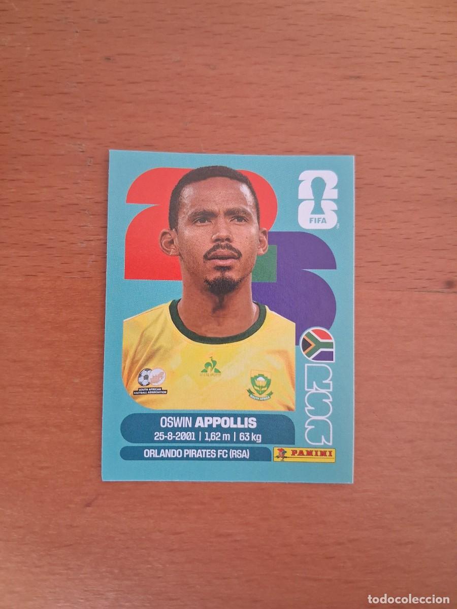 Cromos de F&uacute;tbol: Fifa World Cup 26 Mundial 2026 RSA 20 Sudafrica Oswin Appollis