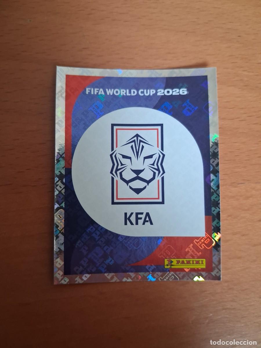 Cromos de F&uacute;tbol: Fifa World Cup 26 Mundial 2026 KOR 1 Corea del Sur Escudo Logo