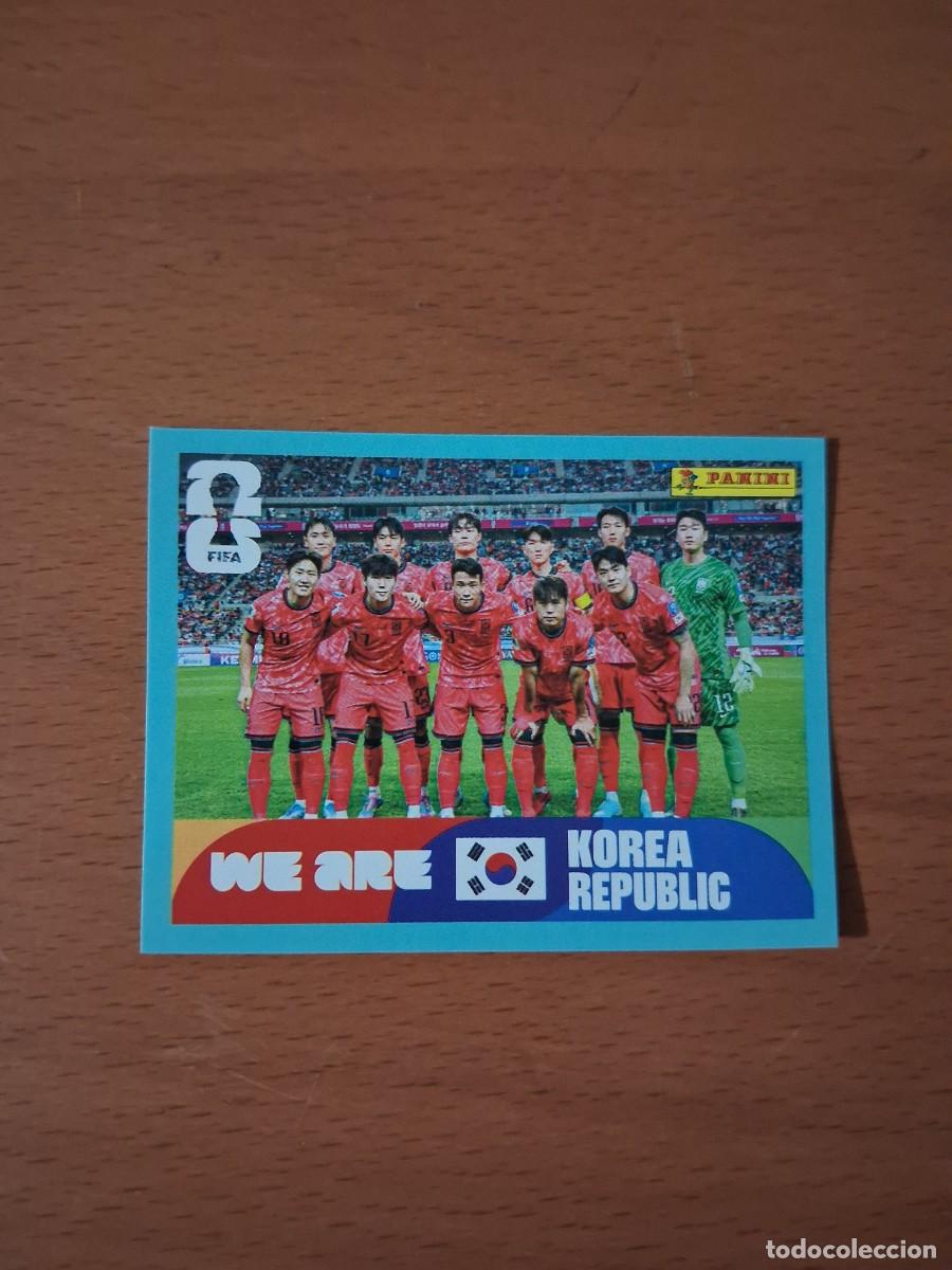 Cromos de F&uacute;tbol: Fifa World Cup 26 Mundial 2026 KOR 13 Corea del Sur Foto de Equipo Plantilla Alineacion