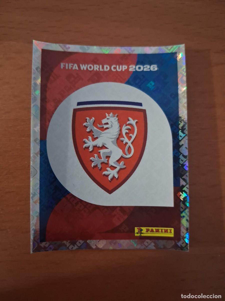 Cromos de F&uacute;tbol: Fifa World Cup 26 Mundial 2026 CZE 1 Rep&uacute;blica Checa Escudo Logo
