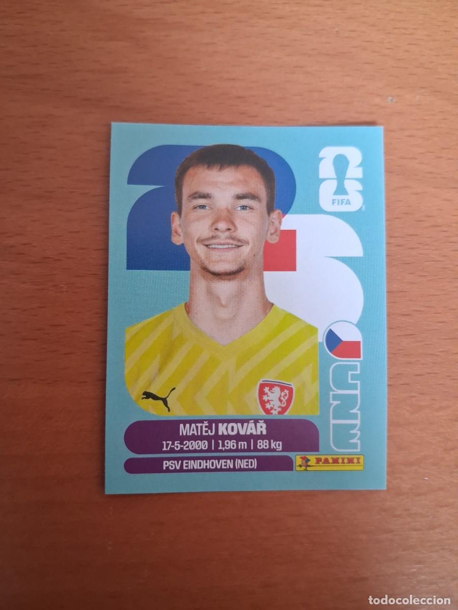 Cromos de F&uacute;tbol: Fifa World Cup 26 Mundial 2026 CZE 2 Rep&uacute;blica Checa Matej Kov&aacute;r