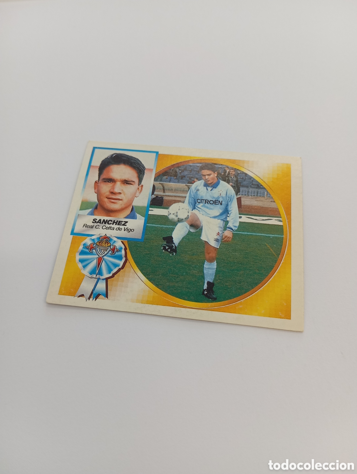 Cromos de F&uacute;tbol: S&Aacute;NCHEZ Celta de Vigo Liga Este 1994 1995 NUEVO SIN PEGAR PANINI 94 95