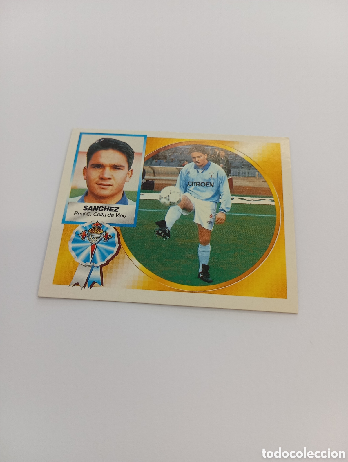 Cromos de F&uacute;tbol: S&Aacute;NCHEZ Celta de Vigo Liga Este 1994 1995 NUEVO SIN PEGAR PANINI 94 95