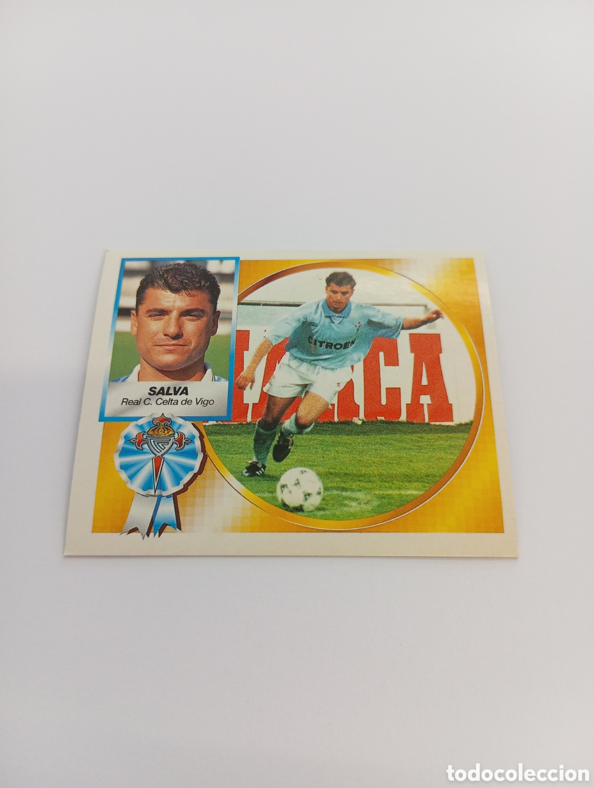 Cromos de F&uacute;tbol: SALVA Celta de Vigo Liga Este 1994 1995 NUEVO SIN PEGAR PANINI 94 95
