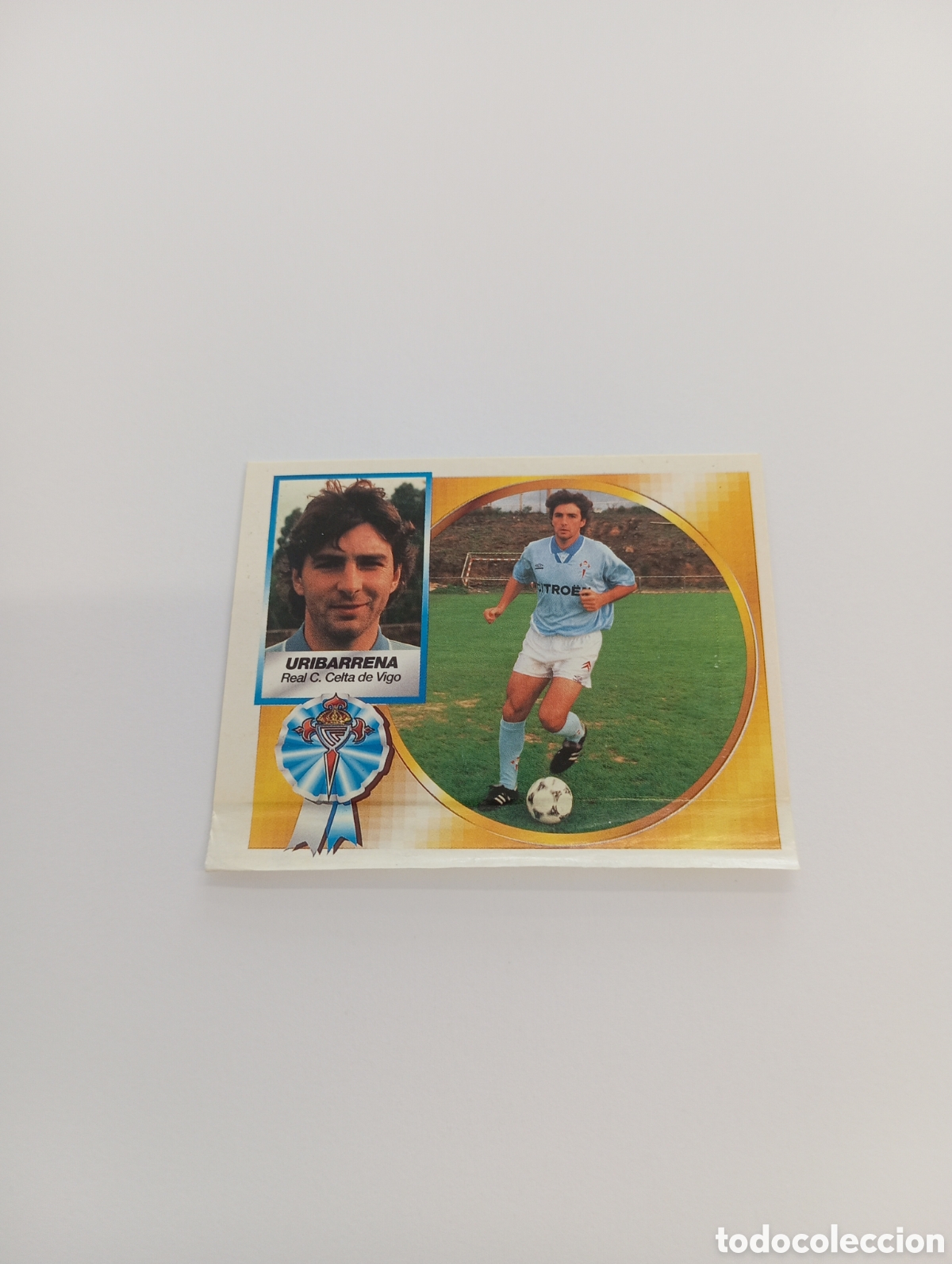 Cromos de F&uacute;tbol: URIBARRENA COLOCA Celta de Vigo Liga Este 1994 1995 NUEVO SIN PEGAR PANINI 94 95