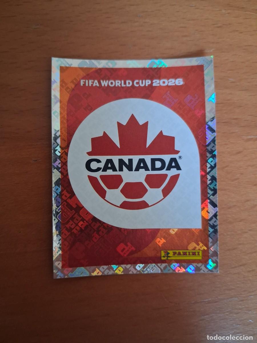 Cromos de F&uacute;tbol: Fifa World Cup 26 Mundial 2026 CAN 1 Canada Escudo Logo