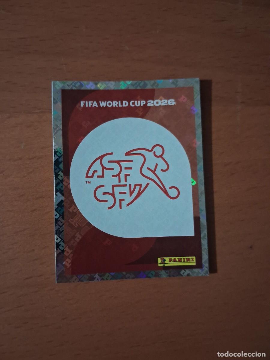 Cromos de F&uacute;tbol: Fifa World Cup 26 Mundial 2026 SUI 1 Suiza Escudo Logo