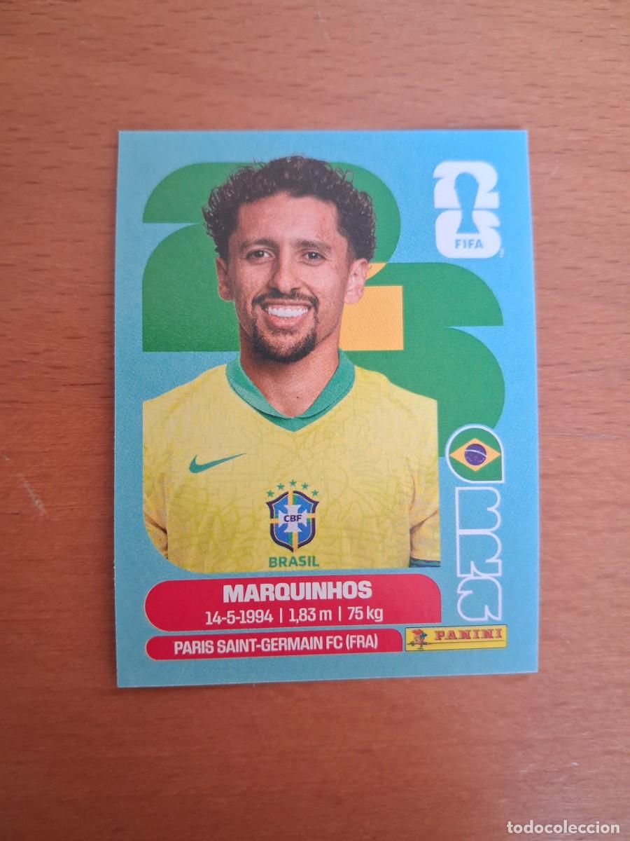 Cromos de F&uacute;tbol: Fifa World Cup 26 Mundial 2026 BRA 4 Brasil Marquinhos