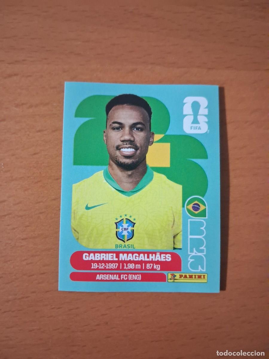 Cromos de F&uacute;tbol: Fifa World Cup 26 Mundial 2026 BRA 6 Brasil Gabriel Magalhaes