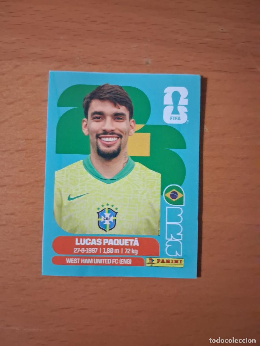 Cromos de F&uacute;tbol: Fifa World Cup 26 Mundial 2026 BRA 9 Brasil Lucas Paqueta
