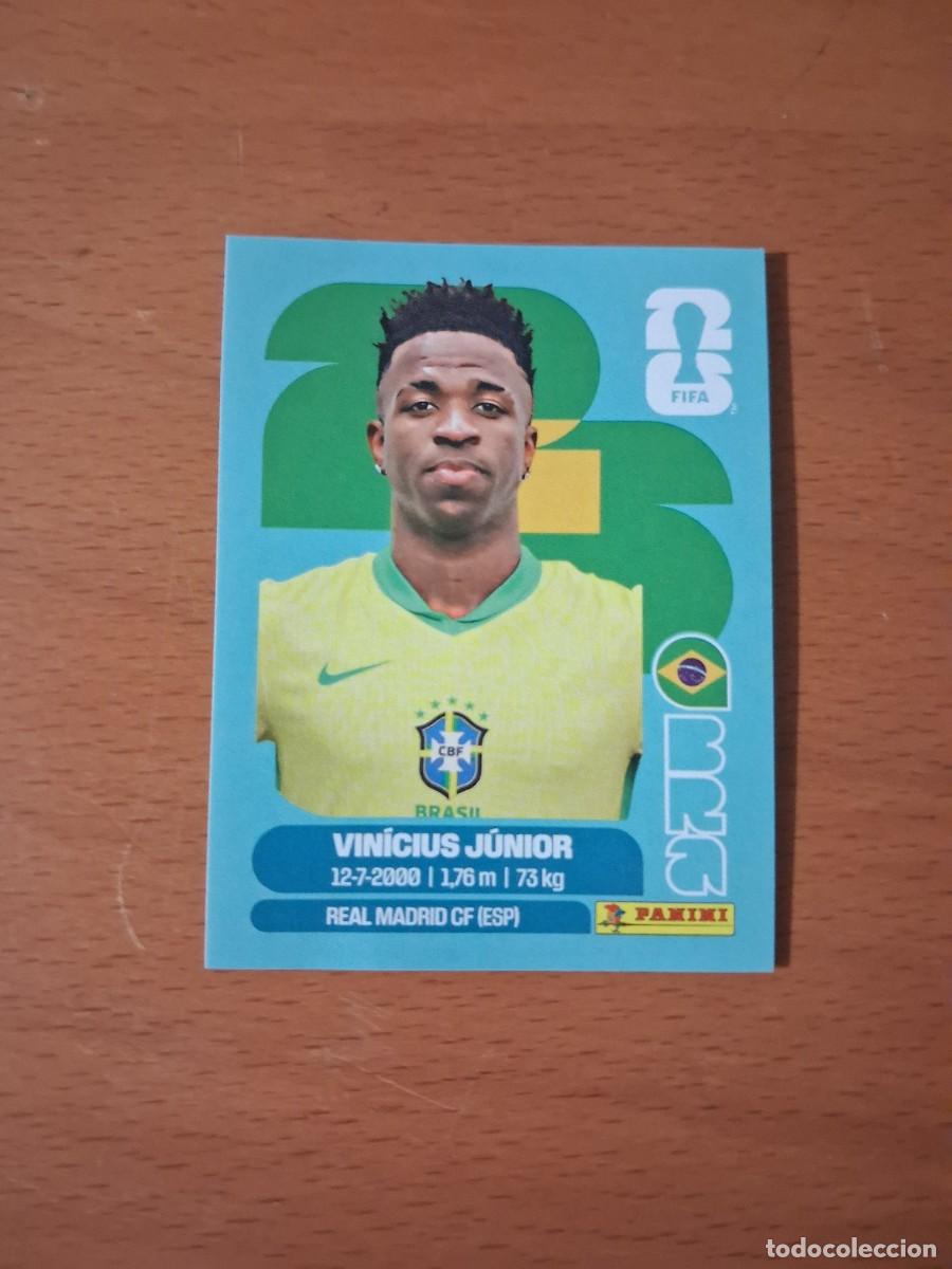 Cromos de F&uacute;tbol: Fifa World Cup 26 Mundial 2026 BRA 14 Brasil Vinicius Junior