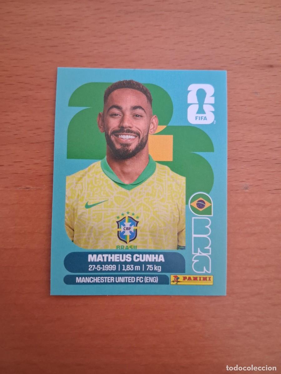 Cromos de F&uacute;tbol: Fifa World Cup 26 Mundial 2026 BRA 17 Brasil Matheus Cunha