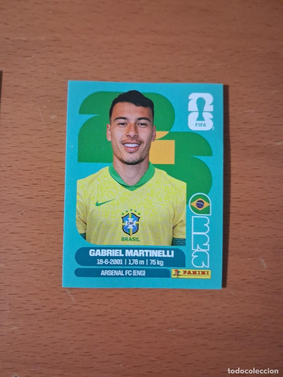 Cromos de F&uacute;tbol: Fifa World Cup 26 Mundial 2026 BRA 18 Brasil Gabriel Martinelli
