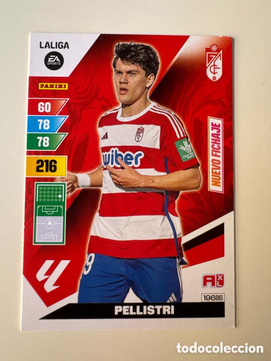 Cromos de F&uacute;tbol: PANINI ADRENALYN XL La Liga 2023 2024 23 24 Facundo Pellistri Granada CF N&ordm; 196 BIS