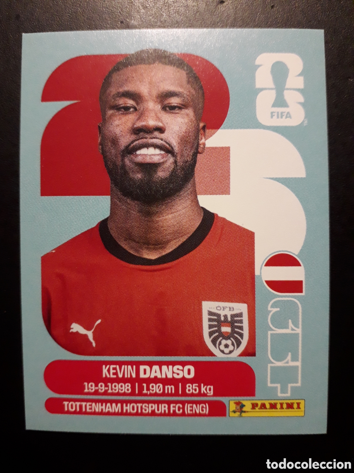 Cromos de F&uacute;tbol: DANSO AUSTRIA AUT 5 MUNDIAL F&Uacute;TBOL 2026 FIFA WORLD CUP PANINI SIN PEGAR PEDIDO M&Iacute;NIMO 3&euro;