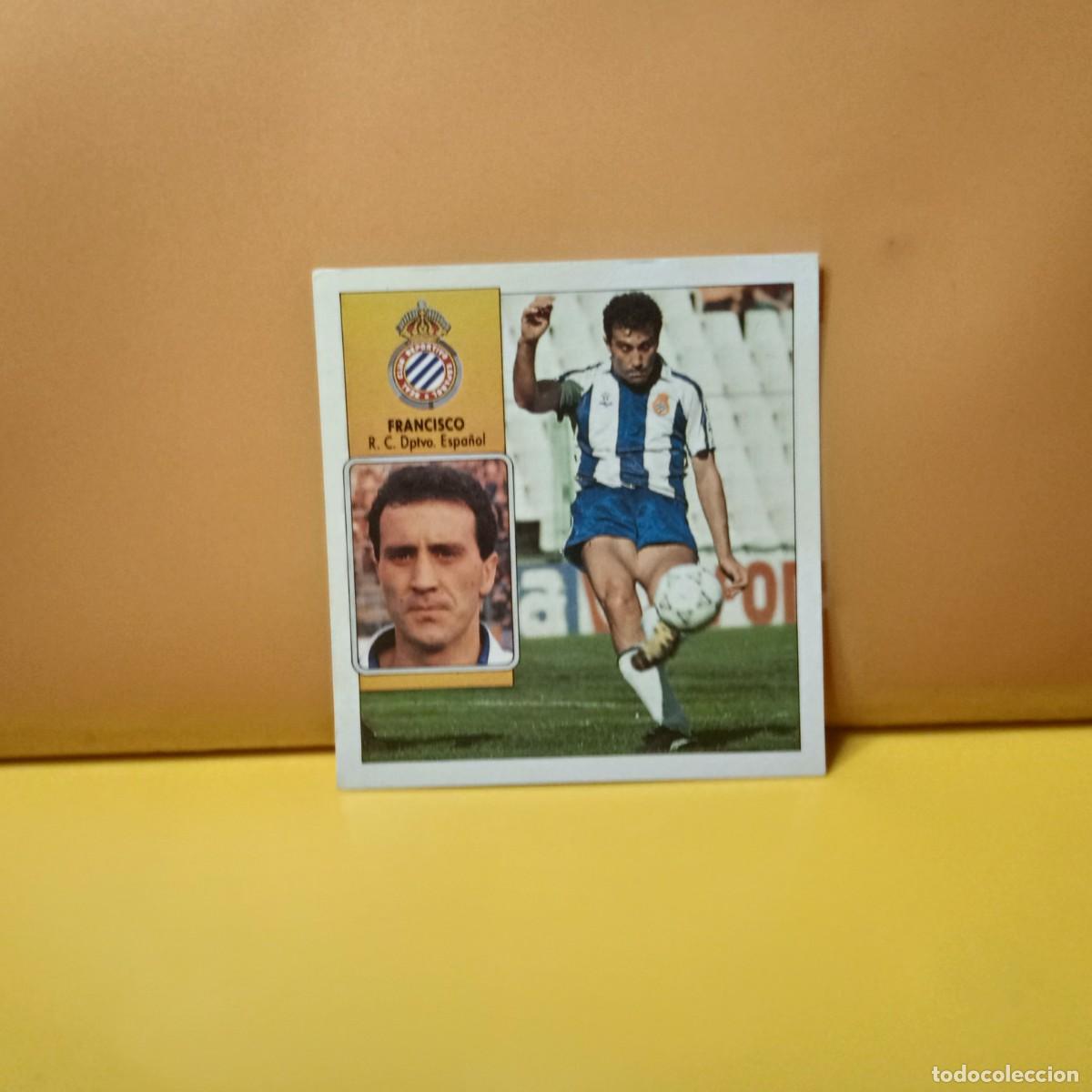 Cromos de F&uacute;tbol: EDICIONES ESTE 1992 1993 92 93 R.C.D ESPANYOL FRANCISCO