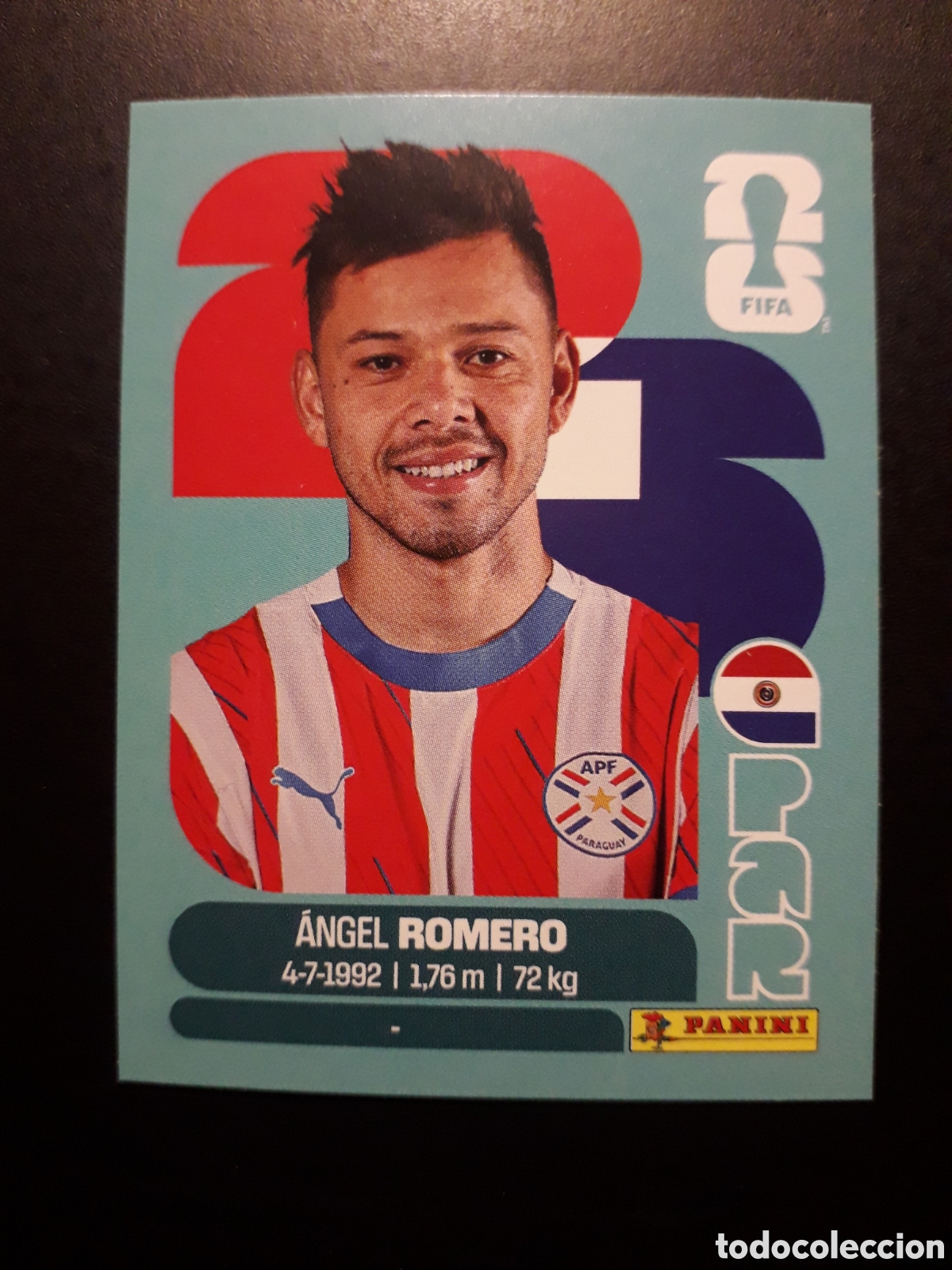 Cromos de F&uacute;tbol: ROMERO PARAGUAY PAR 19 MUNDIAL F&Uacute;TBOL 2026 FIFA WORLD CUP PANINI SIN PEGAR PEDIDO M&Iacute;NIMO 3&euro;
