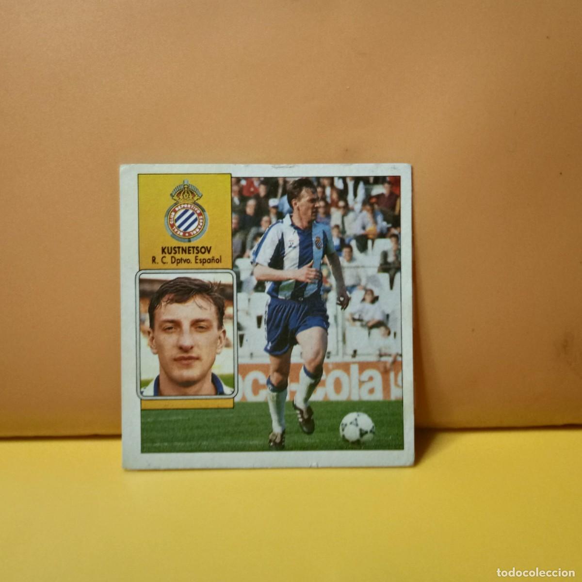 Cromos de F&uacute;tbol: EDICIONES ESTE 1992 1993 92 93 R.C.D ESPANYOL KUSTNETSOV