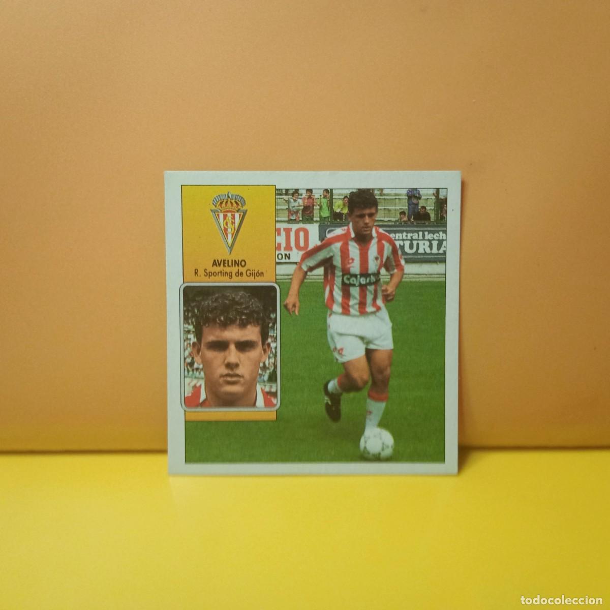 Cromos de F&uacute;tbol: EDICIONES ESTE 1992 1993 92 93 SPORTING DE GIJON AVELINO