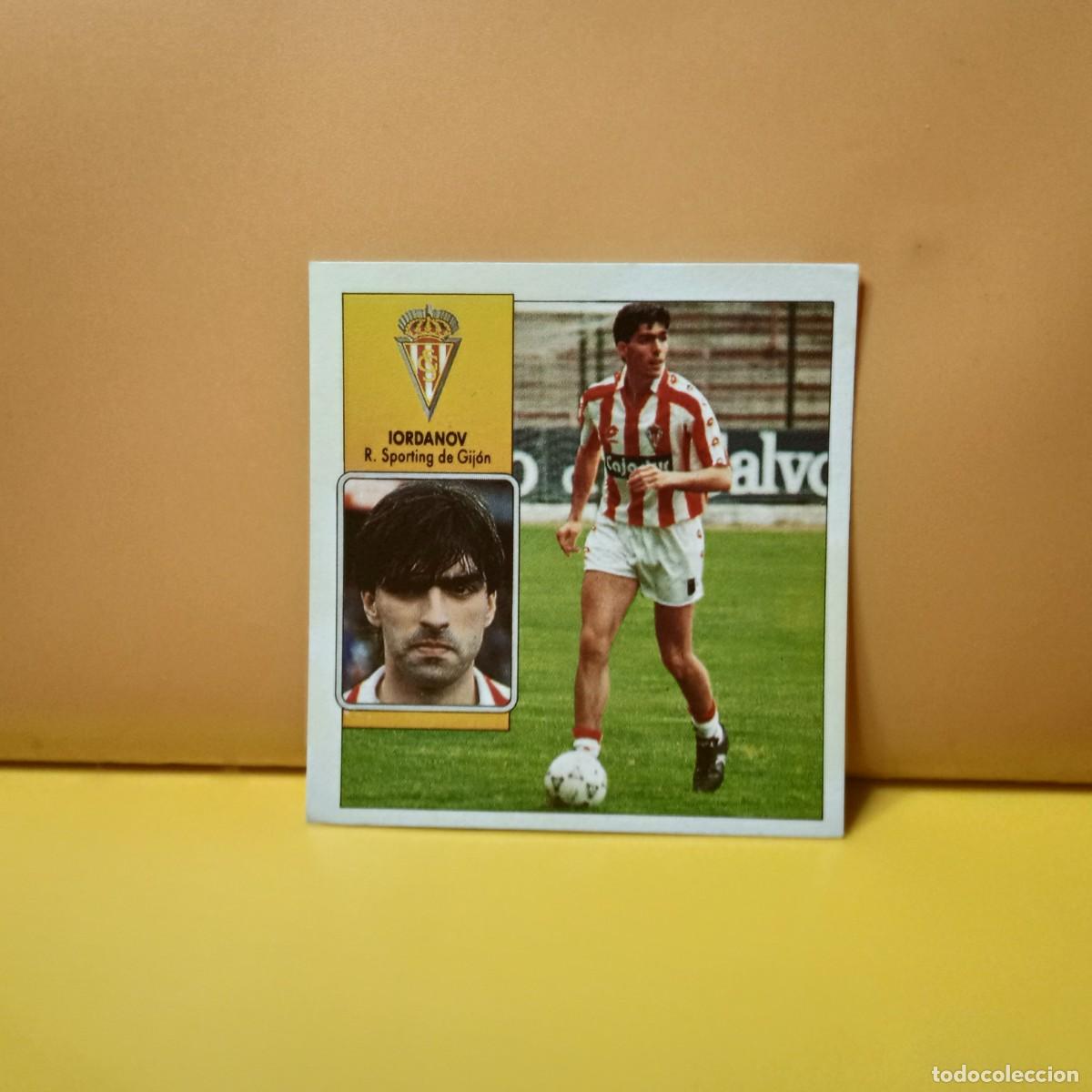 Cromos de F&uacute;tbol: EDICIONES ESTE 1992 1993 92 93 SPORTING DE GIJON IORDANOV