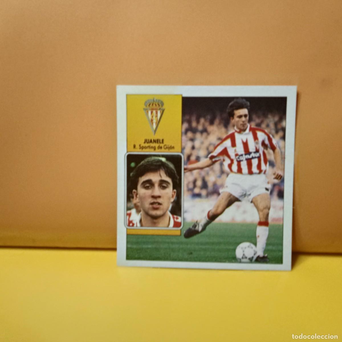 Cromos de F&uacute;tbol: EDICIONES ESTE 1992 1993 92 93 SPORTING DE GIJON JUANELE