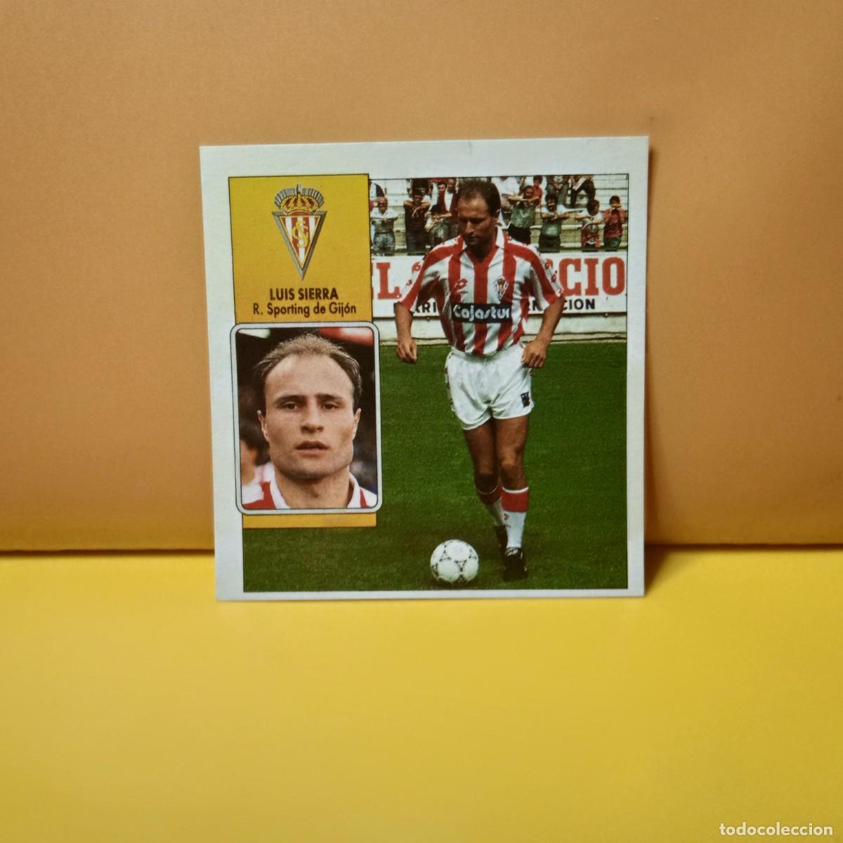 Cromos de F&uacute;tbol: EDICIONES ESTE 1992 1993 92 93 SPORTING DE GIJON LUIS SIERRA