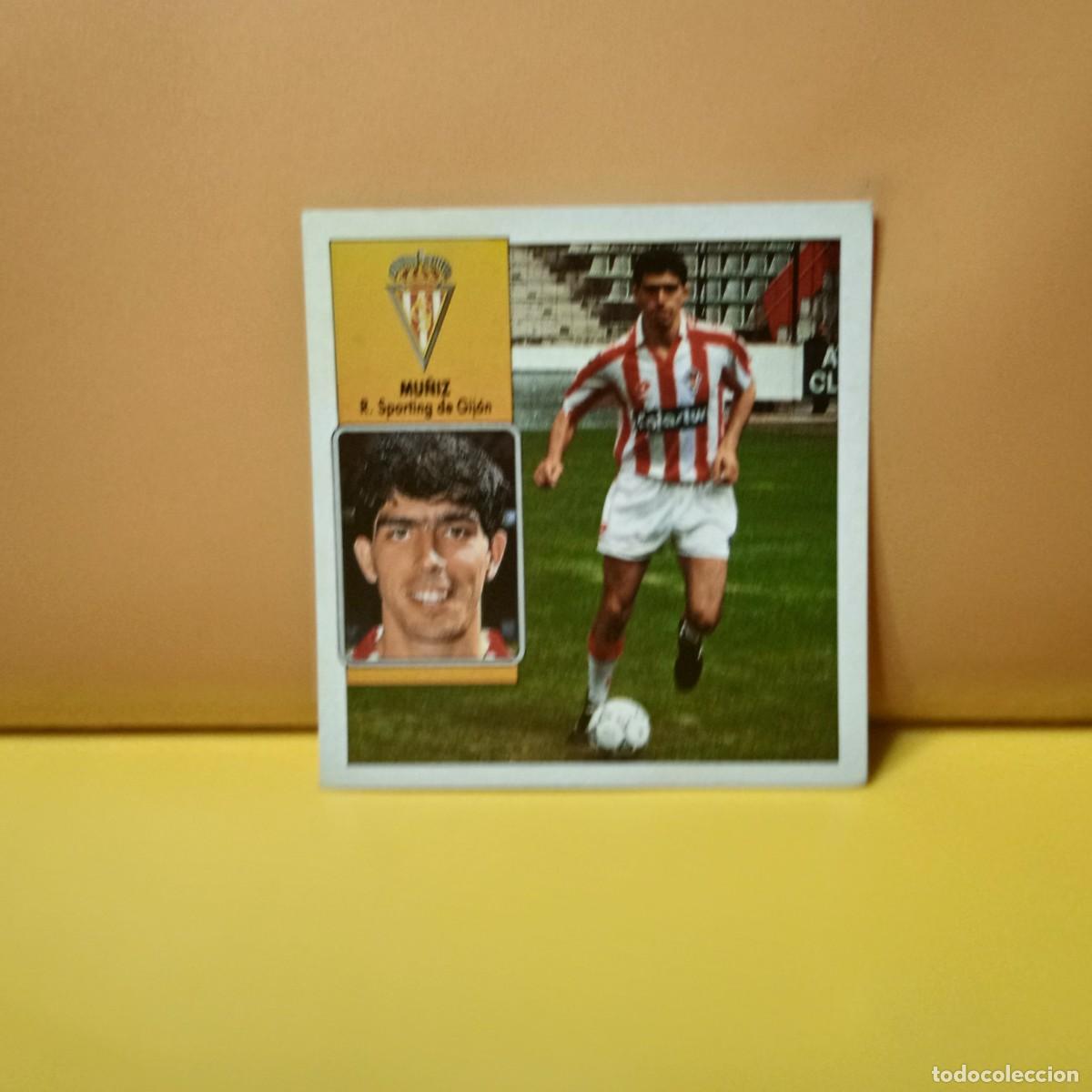 Cromos de F&uacute;tbol: EDICIONES ESTE 1992 1993 92 93 SPORTING DE GIJON MU&Ntilde;IZ