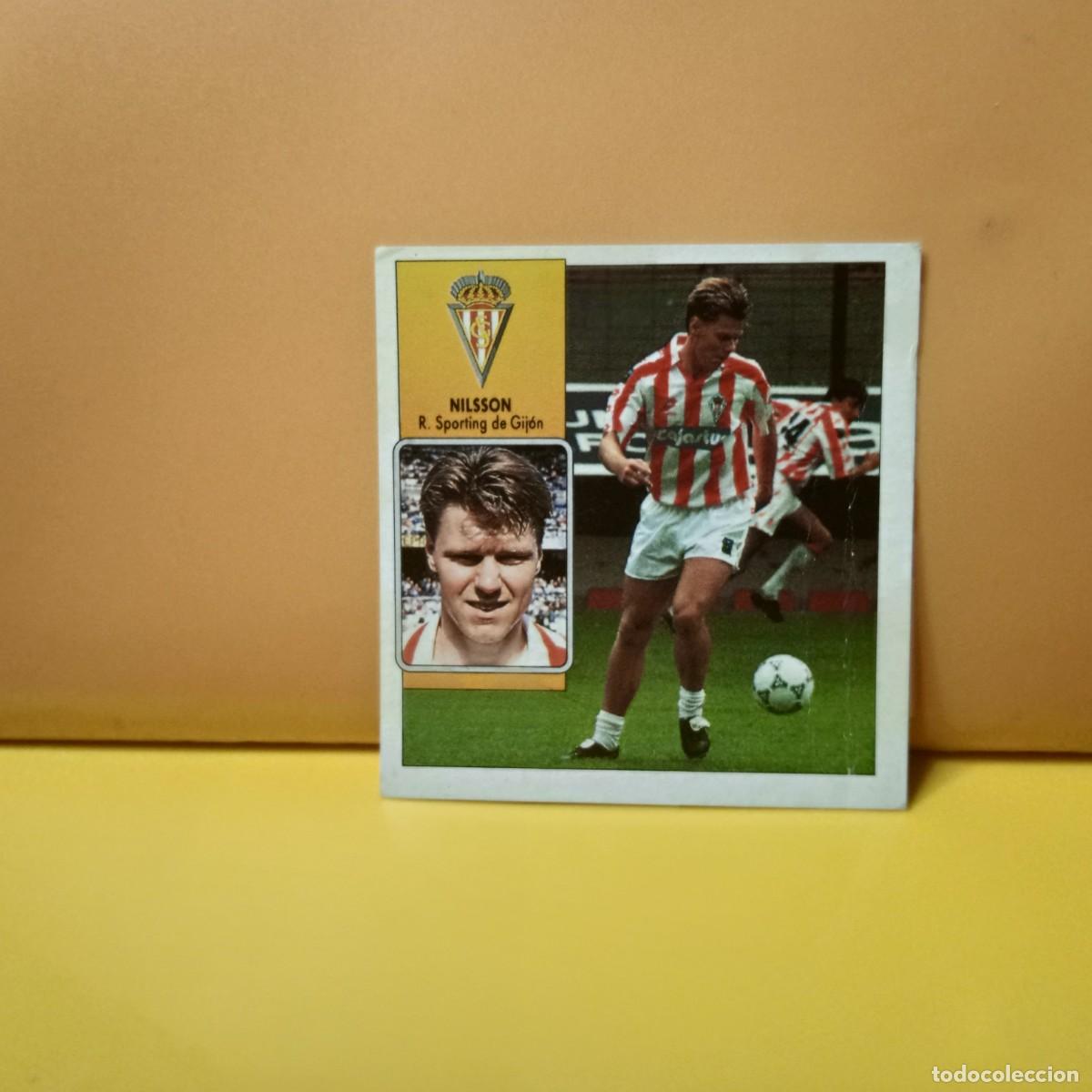 Cromos de f&uacute;tbol: EDICIONES ESTE 1992 1993 92 93 SPORTING DE GIJON NILSSON - Foto 1