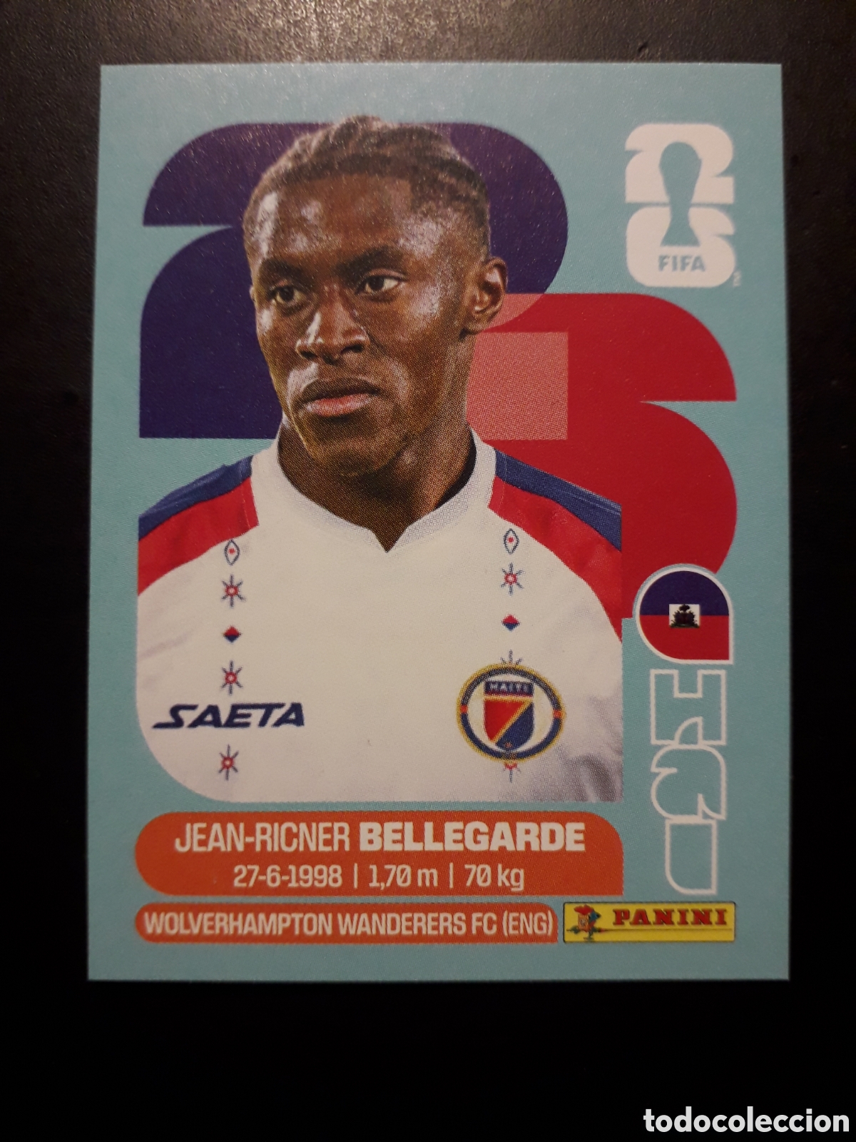 Cromos de F&uacute;tbol: BELLEGARDE HAIT&Iacute; HAI 12 MUNDIAL F&Uacute;TBOL 2026 FIFA WORLD CUP PANINI SIN PEGAR PEDIDO M&Iacute;NIMO 3&euro;