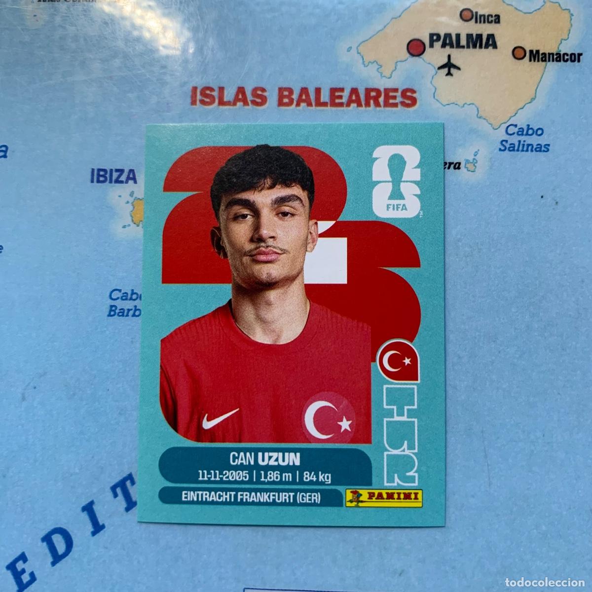 Cromos de F&uacute;tbol: Turqu&iacute;a n&uacute;mero 17 cromo panini Mundial Fifa World Cup 2026