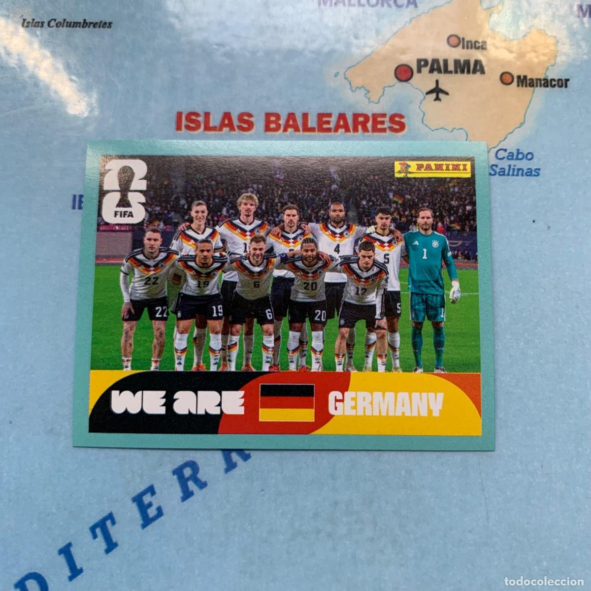 Cromos de F&uacute;tbol: Alemania n&uacute;mero 13 cromo panini Mundial Fifa World Cup 2026